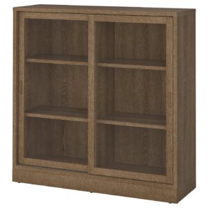TONSTAD Vitrine mit Schiebetüren