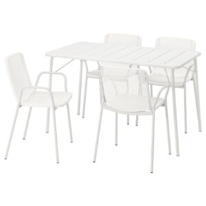TORPARÖ Tisch+4 Armlehnstühle/außen