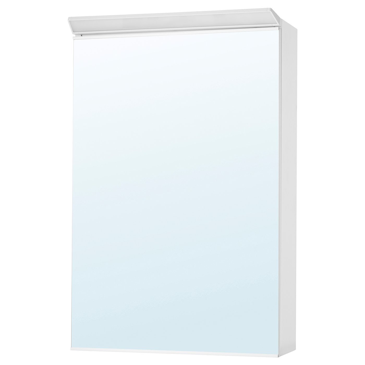 TREASJÖN Spiegelschrank m. Tür+int. Bel.