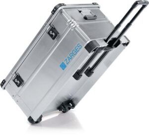 Transportbox Außen-L800xB500xH385mm, 105l Alu.m.Stapelecken