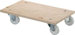 Transportroller D.125mm 600, kg L600mm B500mm Ku.m.Rutschschutzbelag