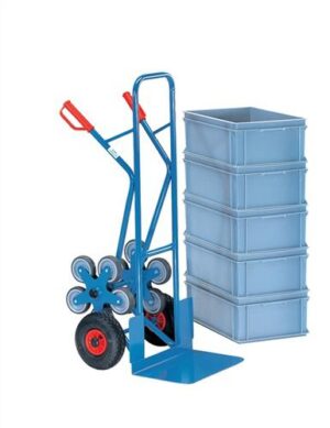 Treppenkarre H.1300mm Schaufel-Gr.L300xB480mm, STA Lufträder/5armiger Radstern