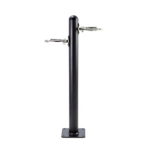 Tretrollerständer, für 2 Roller, schwarz - silberfarben