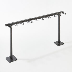 Tretrollerständer, für 9 Roller - schwarz