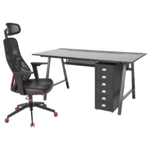 UTESPELARE / MATCHSPEL Gamingschreibtisch, -stuhl, -rollwg