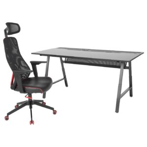 UTESPELARE / MATCHSPEL Gamingschreibtisch und -stuhl
