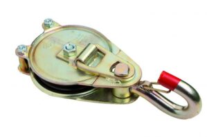 Umlenkrolle UR4 aufklappbar 80kN, für Seil bis Ø 12mm; Rollen Ø 140mm