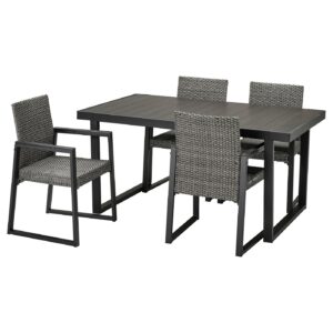 VÄRMANSÖ Tisch+4 Stühle/außen