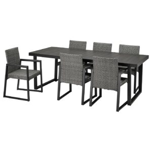 VÄRMANSÖ Tisch+6 Stühle/außen