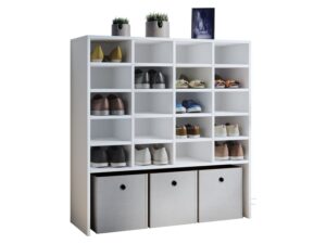 VCM Schuhschrank Hinsol (Weiß, XL)
