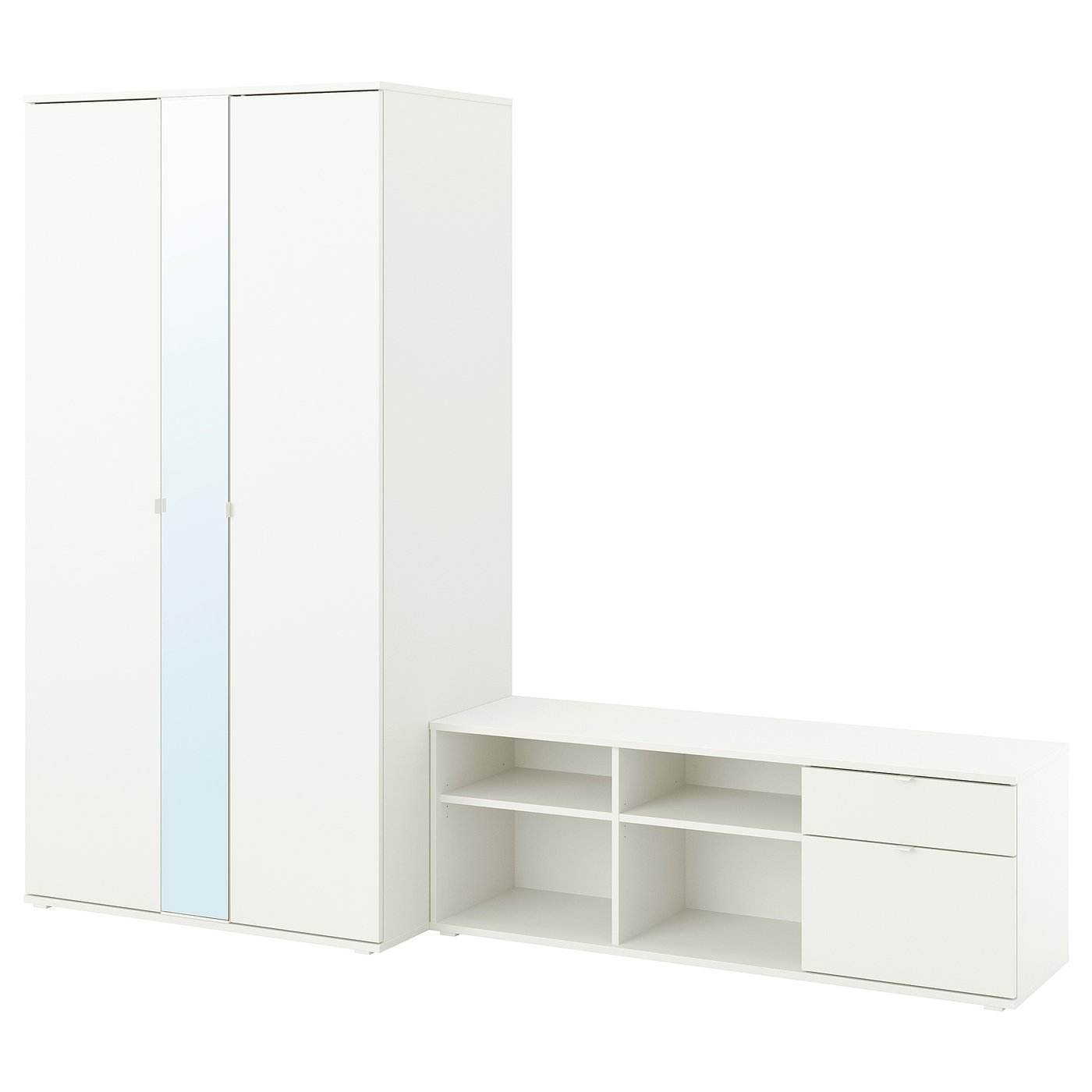 VIHALS Schrank-/Bankkombination