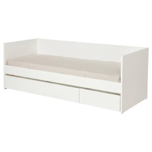 VIHALS Tagesbett + Aufbewahrung/1 Matratze