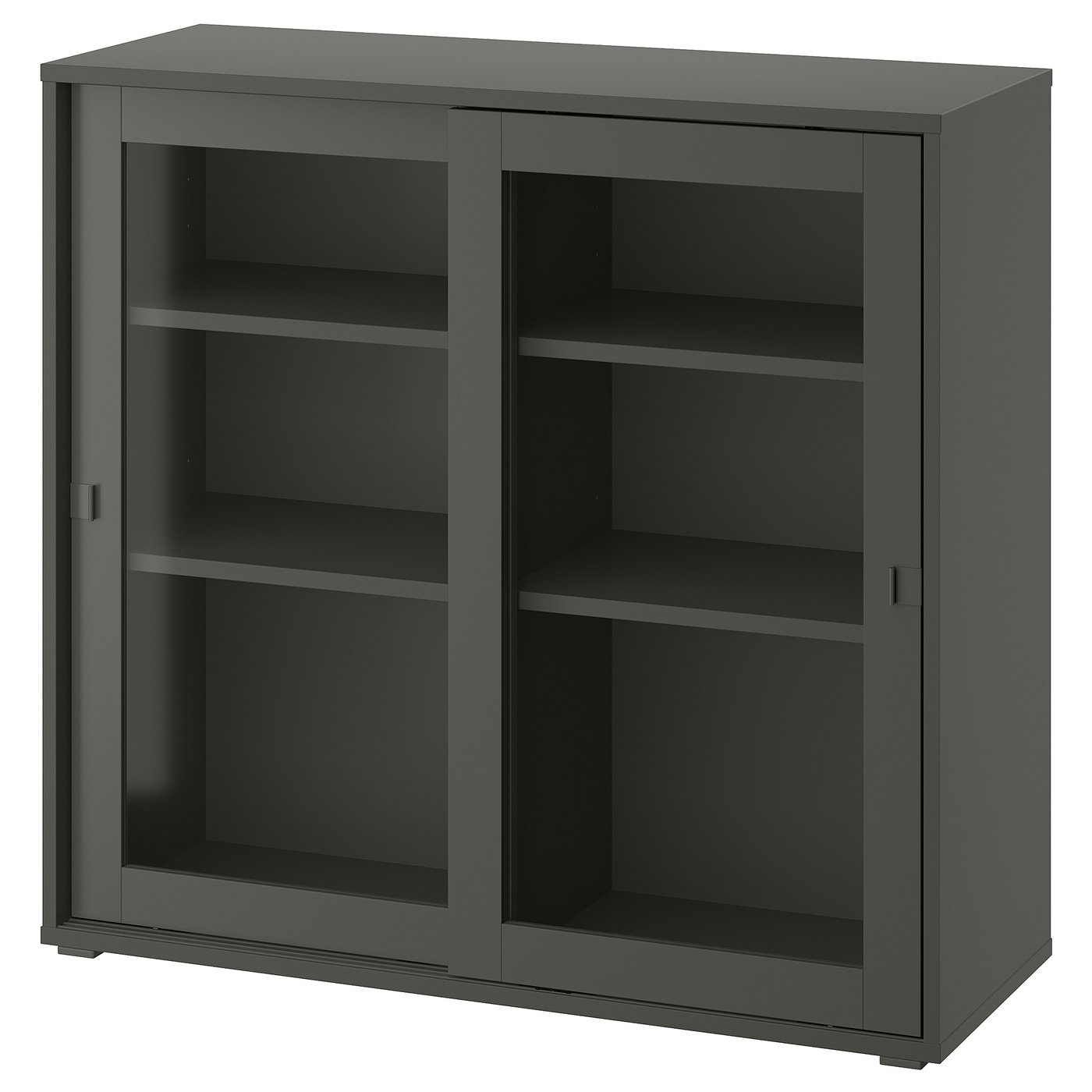 VIHALS Vitrine mit Schiebetüren