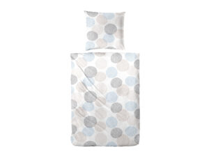 Westminster Seersucker Bettwäsche Millefleur (Kreise, 200 x 220 cm)
