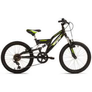 Wyld Kinderfahrrad "Zodiac", 6 Gänge, Schwarz-Grün - Größe 20