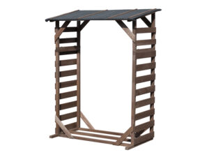 dobar Kaminholzregal "Ligno" mit Bitumendach, L 133 x B 77 x H 169 cm""