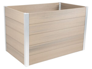 dobar WPC Hochbeet (silbergrau, XL)