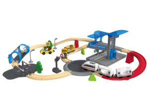 lupilu® Eisenbahnset City-Express / Dinoland (City-Express Bahn)