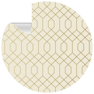 mySPOTTI Vliestapete "Elly", Scandi Design, beige/goldfarben, matt