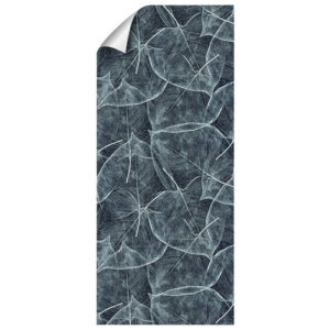 mySPOTTI Vliestapete "Etsu", Blattmuster, blau/weiß, matt