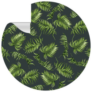 mySPOTTI Vliestapete "Keanu", Blattmuster, grün, matt - gruen