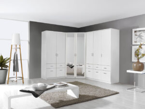 rauch BLUE Eckschranklösung Bremen (7-türig, Alpinweiß)