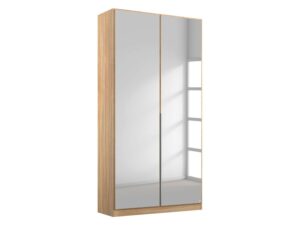 rauch ORANGE Drehtürenschrank Alabama mit Spiegel (ohne Zusatz, Eiche sonoma, Breite 91cm, Höhe 229cm)