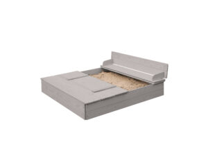 roba Sandkasten, aufklappbare Sitzbank (Grau)